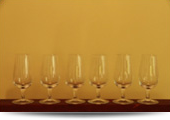 A selection of large Whisky glasses