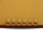 A selection of medium Whisky glasses