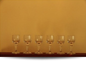 A selection of small Whisky glasses